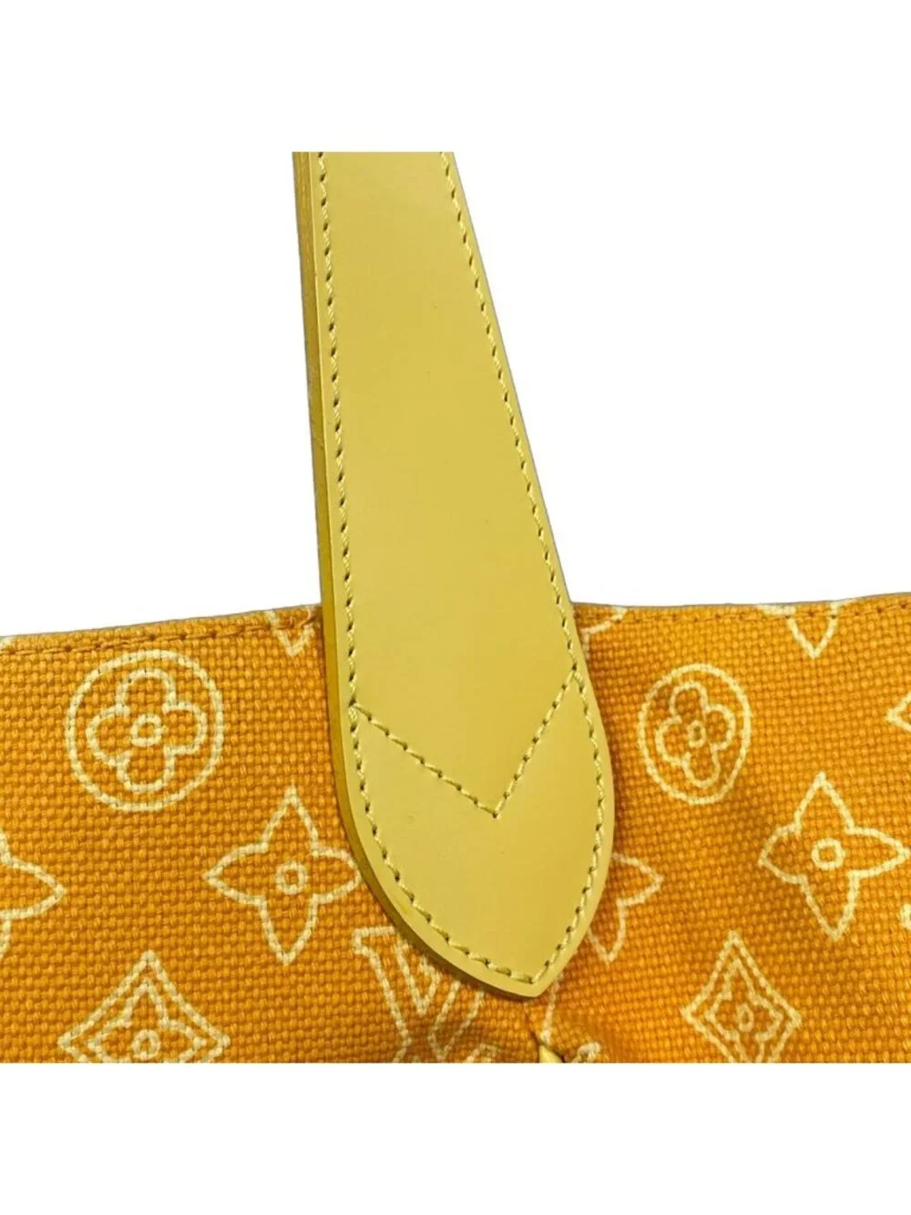 Louis Vuitton Tote Beach Line Cabai Panema PM Jaune Leather